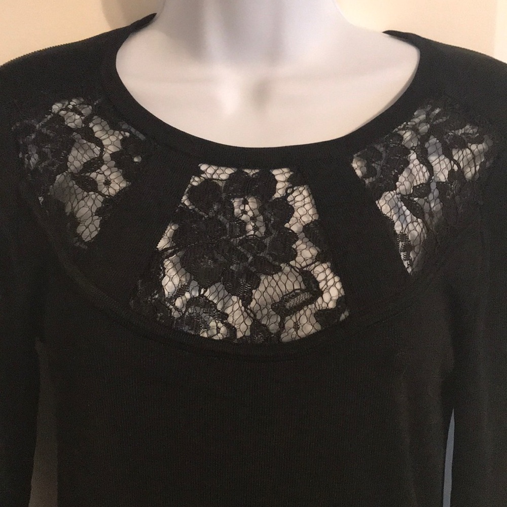 White House Black market lace blouse